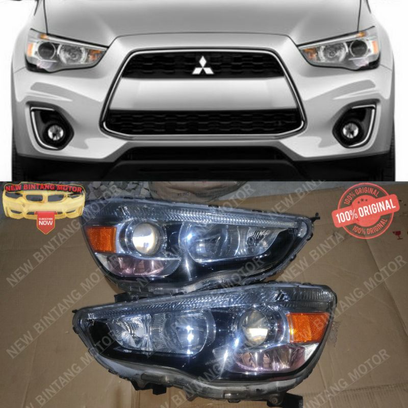 Headlamp mitsubishi outlander sport 2012 2017 original