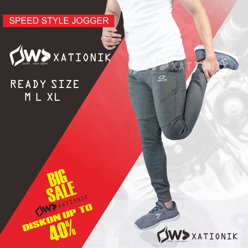 [EXCLUSIVE] BEST QUALITY jogger pants running pria wanita original terbaru
