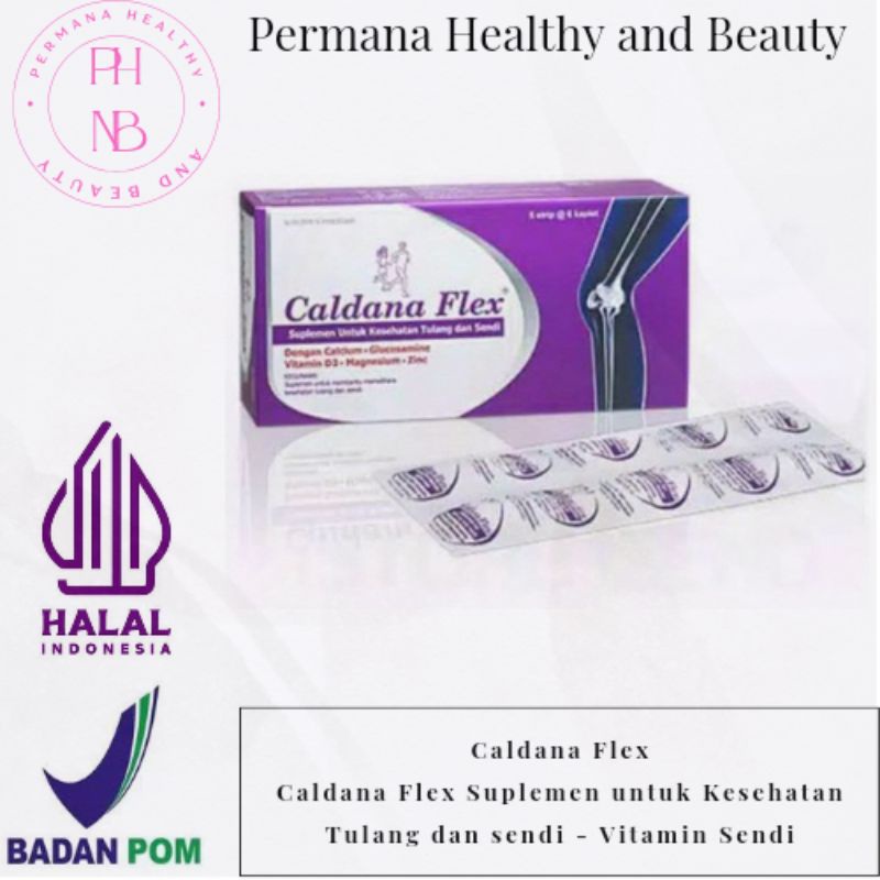 Caldana Flex - Caldana Flex Original - Suplemen untuk kesehatan tulang dan sendi - Caldana Flex 1 Bo