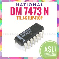National DM7473N IC TTL JK Flip Flop 7473 asli original