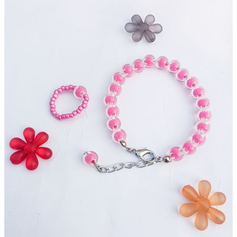 

ID GELANG DAN CINCIN BEADS BRECELET MANIK LUCU BEADS GELANG KOREA