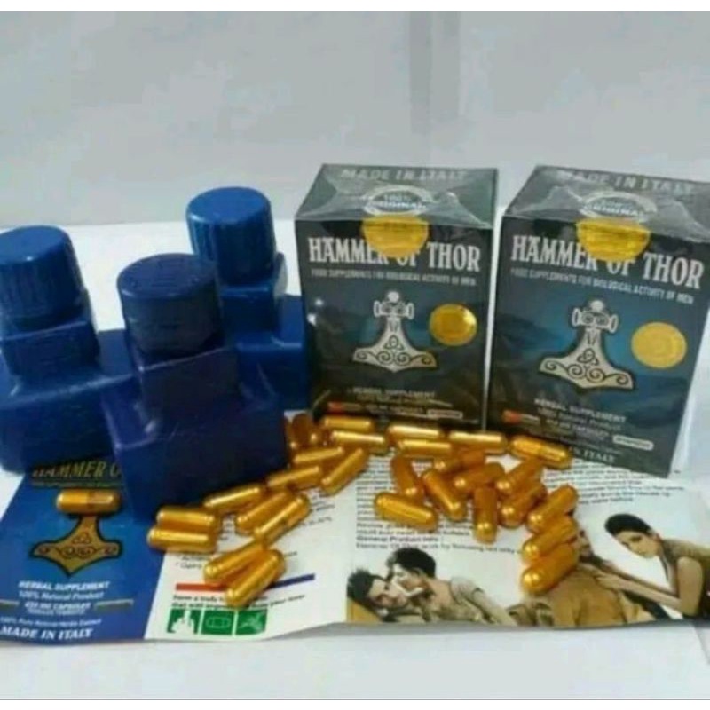 Terlaris - Hammer of thor asli italy obat pembesar dan penambah stamina pria 100%