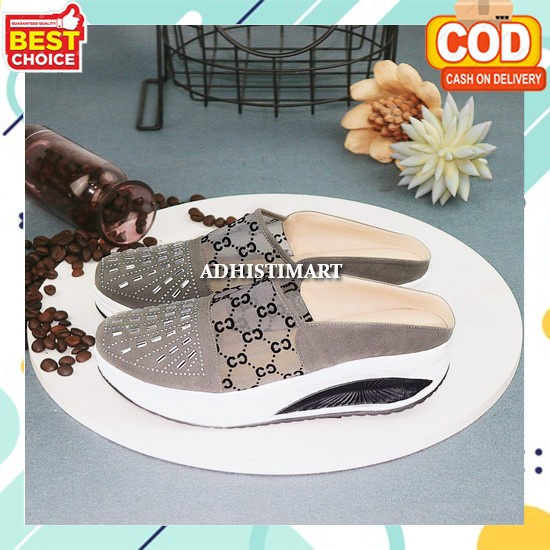 Wedges Wanita Pesta Terbaru Kondangan Remaja Dewasa Import Kekinian Murah E6K9 1923Sl Sandal Wanita 