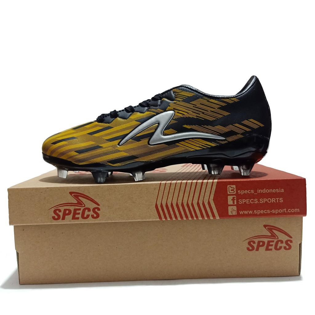 [SPORTY COLLECTION] Sepatu bola specs accelerator lightspeed II pro fg Hitam Yelow Grade Ori