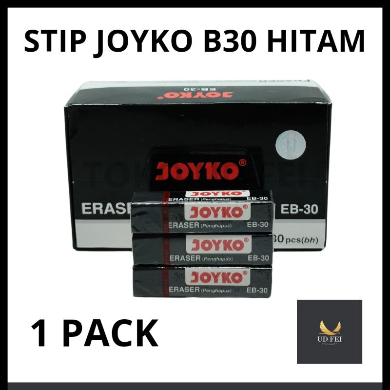 

(1 PACK) Stip joyko B30 Hitam/ Stip joyko B30/ penghapus joyko hitam