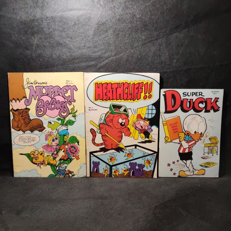 Buku / Komik Muppet Babies, Heath Cliff, Super Duck.