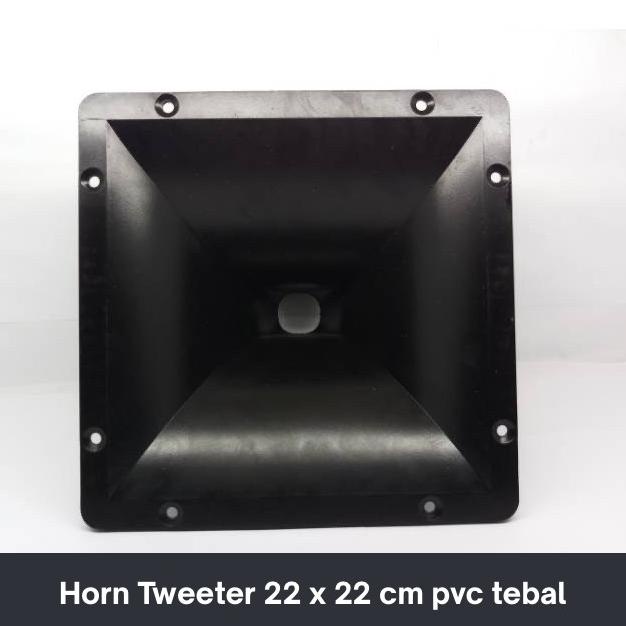 {{{{}}] Horn 22x22 drat plastik pvc horn tweeter tweter | 22 x 22 horn persegi