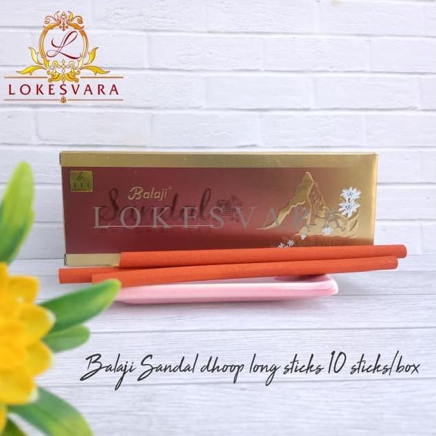 ] Dupa Hio Wangi Harum India Balaji Chandan Dhoop Long Stick