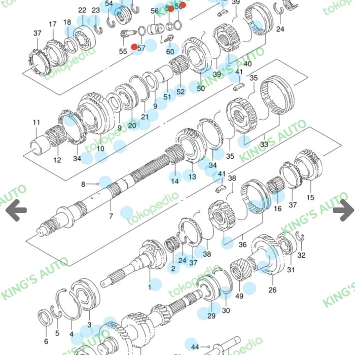 SEAL + ORING SPEDO METER FUTURA - CARRY 1.5 CARB - EFI (3BUAH) ASLI