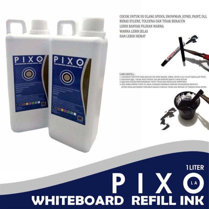 

Sarila Tinta Refill Spidol Whiteboard 1 Liter Pixo Ink