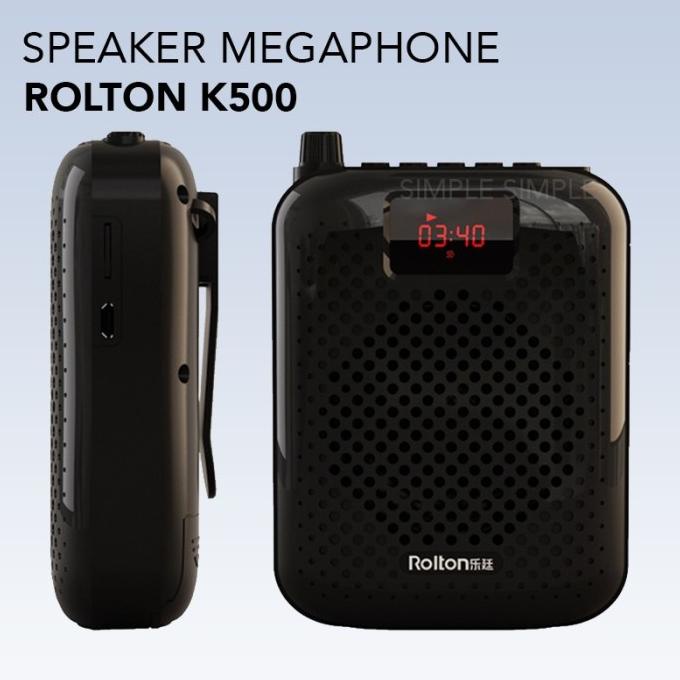 Rolton K500 Speaker Megaphone Mikrofon Mini Pengeras Suara Voice