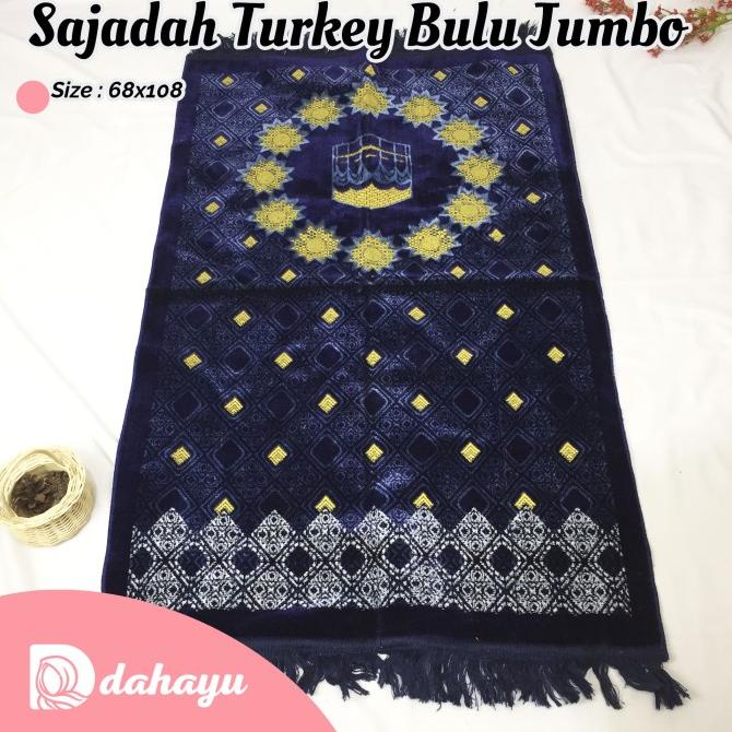 Sajadah Turki Grosir Turkey Bulu Travel Dewasa ukuran 52 x 105