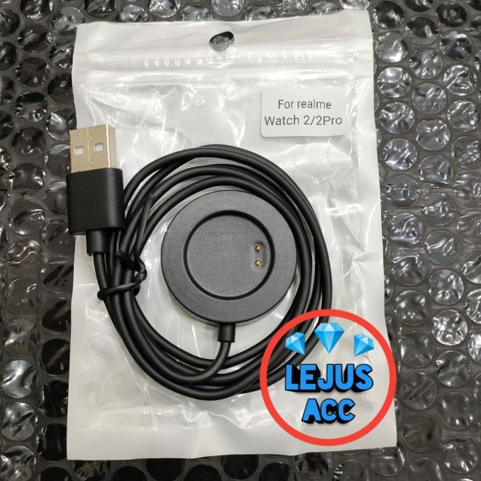 Wireless Dock Charger Jam SmartWatch Realme Watch 2 / Watch 2 Pro