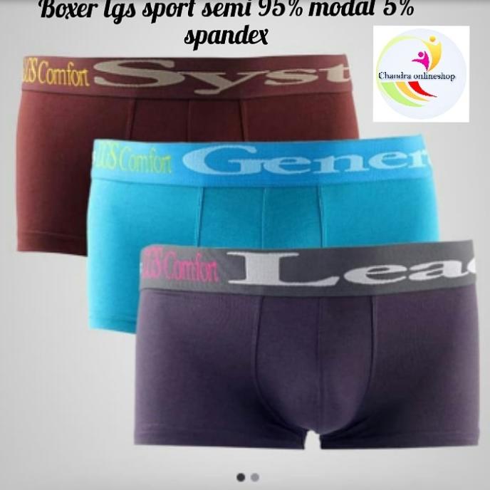 Lgs Underwear-promo semi boxer sport pria murah lgs 667-3