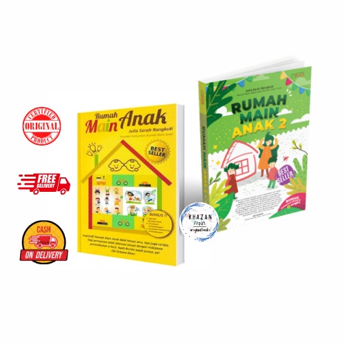 

[SALE MURAH] Buku Ori Rumah Main Anak Jilid 1 dan Rumah Main Anak Jilid 2 TERUJI