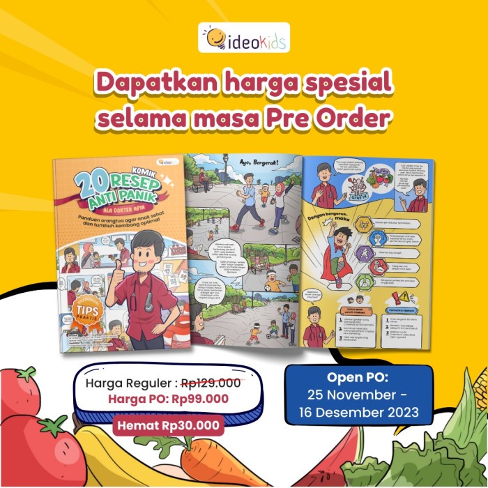 

[SALE MURAH] BUKU KOMIK 20 RESEP ANTI PANIK ALA DOKTER APIN TERPERCAYA