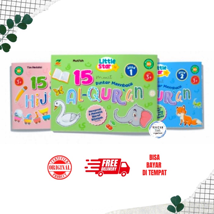 

[SALE MURAH] Little Star 15 Menit Pinter Membaca Al-Quran dari Ziyad Books TERBAIK