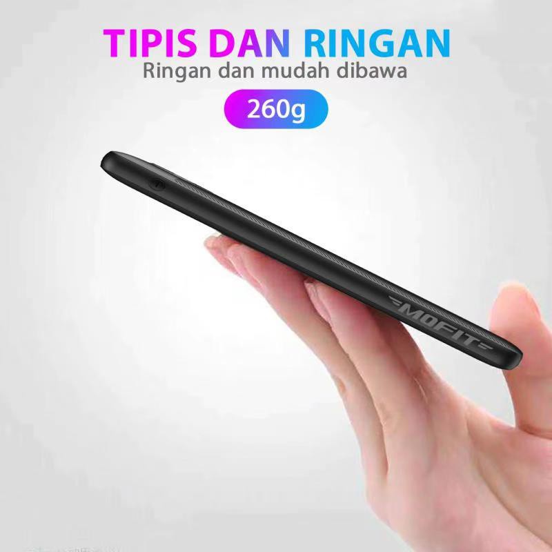Powerbank Mofit M19 10000Mah + Fast Charge 2.4A Real Capacity