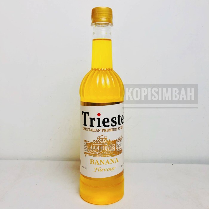 

```````] Trieste syrup rasa BANANA Minuman Sirup Kopi Premium Italia