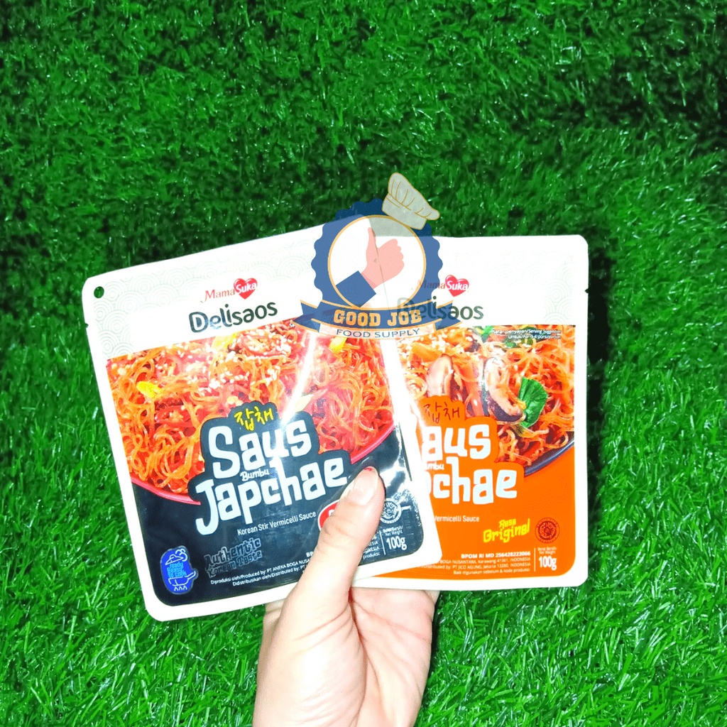

MAMASUKA Saus Japchae Noodle Glass Korea 100 g Halal__
