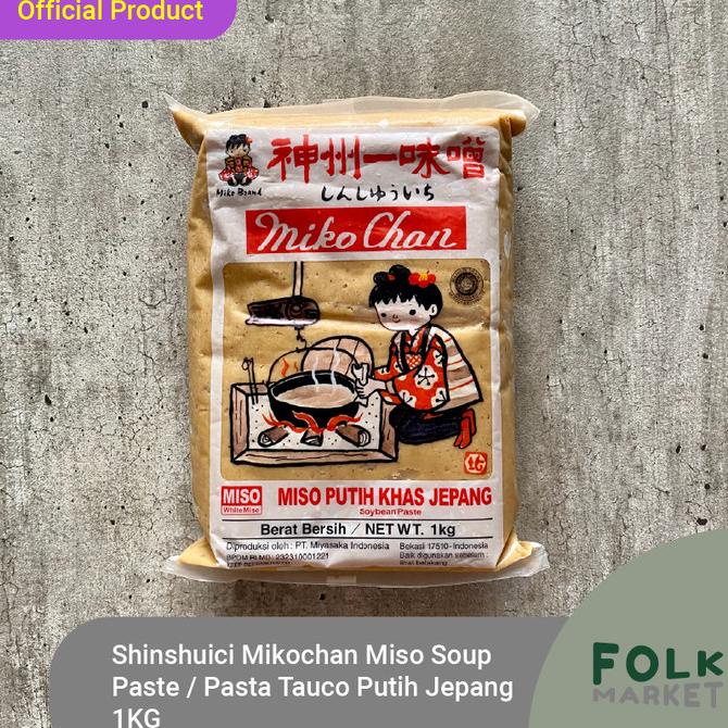 

langsung order saja] Shinshuici Mikochan Miso Soup Paste / Pasta Tauco Putih Jepang 1KG