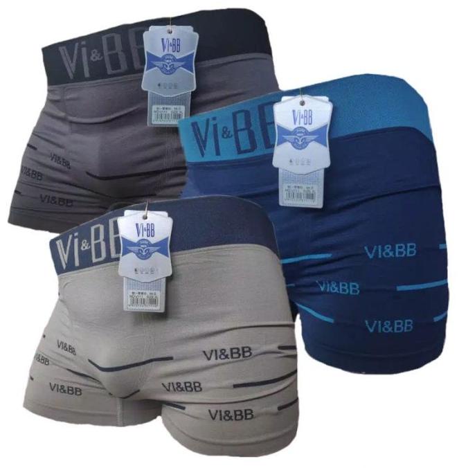 (3PCS) CELANA DALAM PRIA BOXER V BB