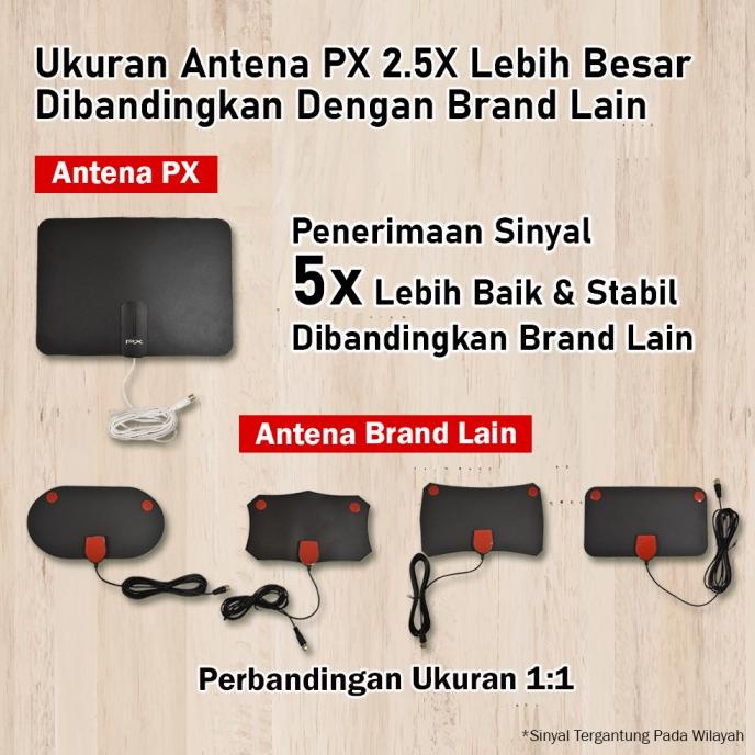 PX UDA3000A - INDOOR ANTENA TV DIGITAL INDOOR UDA3000 UDA 3000 3000A