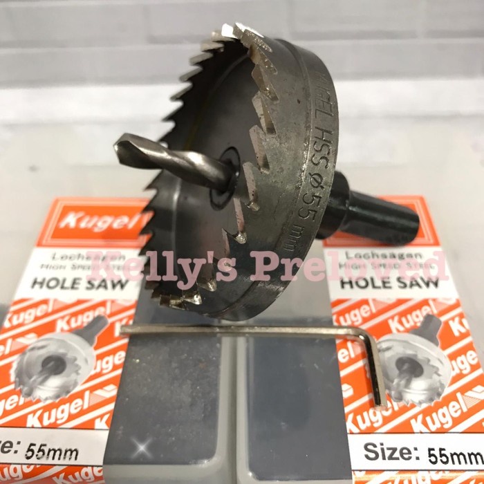 

Kugel Hole Saw Besi H.S.S 55 Mm - Mata Bor Besi Hss Original !!!