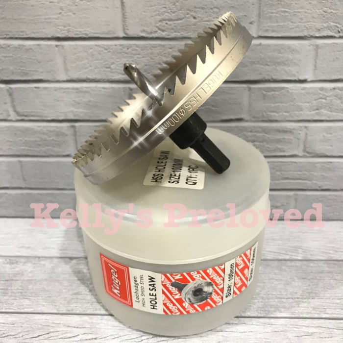 

Kugel Hole Saw Besi H.S.S 100 Mm - Mata Bor Besi Hss Original !!!