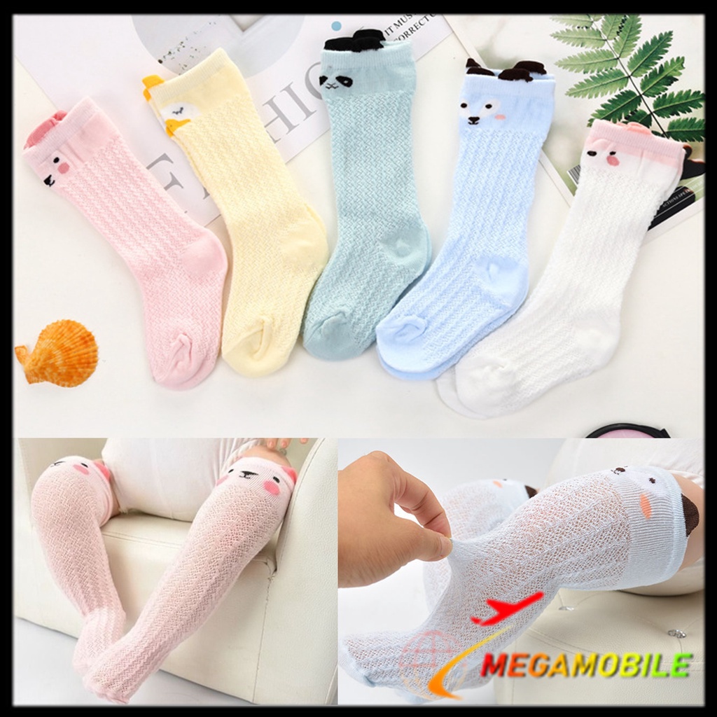 MM - Kaos Kaki Bayi Panjang Karakter Hewan 6474 Kaos Kaki Anak Perempuan Laki Laki Motif Animal Lucu