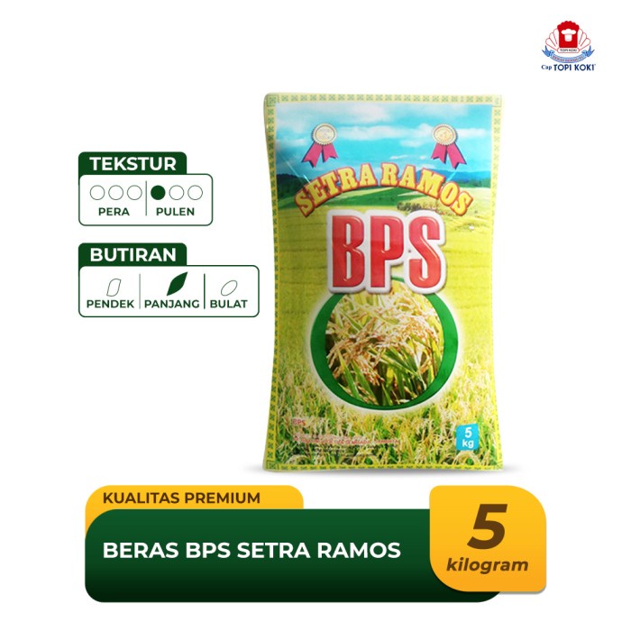 

Topi Koki Bps Setra Ramos 5 Kg