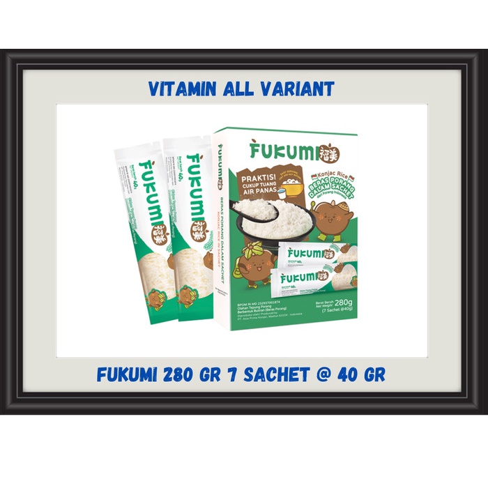 

Fukumi Konjac Rice Porang 280Gr