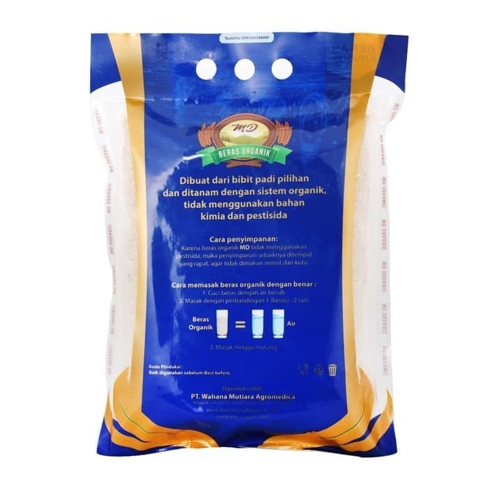 

Md Organic Brown Rice - - Organik - Rendah Kalori - 2 Kg