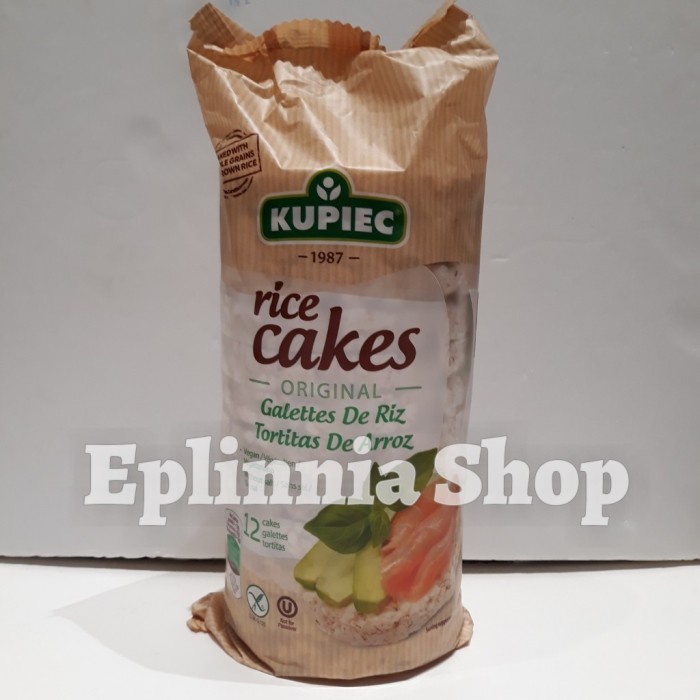 

Kupiec Rice Cakes Original 120 Gr - Kue Rasa Original