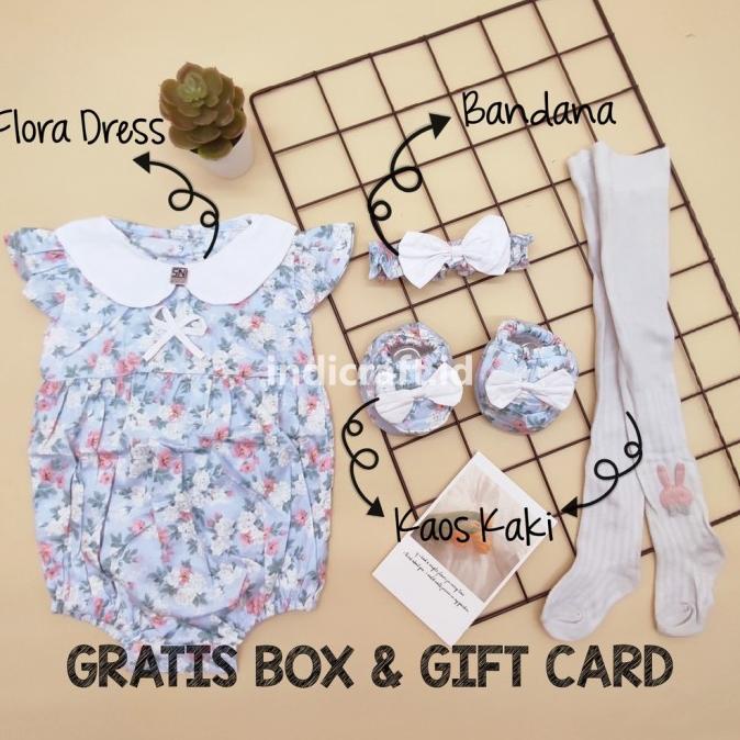 COD Hampers Bayi Perempuan Newborn 0 - 6 Bulan / Kado Lahiran Dress Bayi