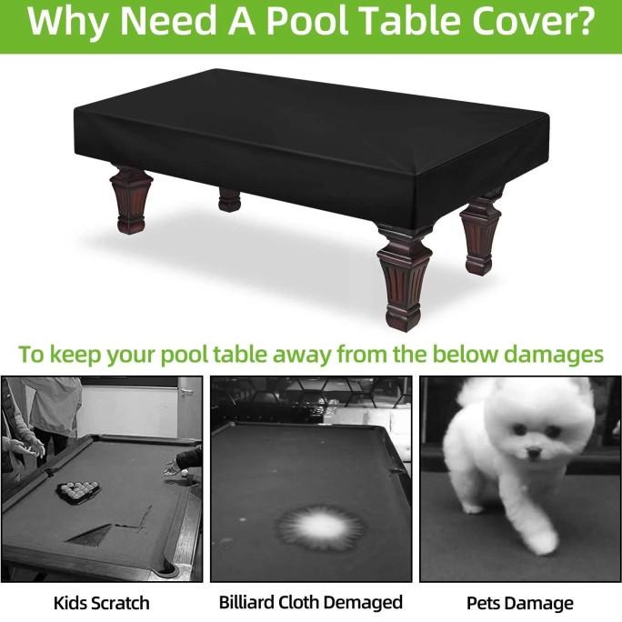 TERBARU ANTI-UV BILLIARD TABLE COVER PENUTUP MEJA BILLIARD COVER MEJA BILLIARD 