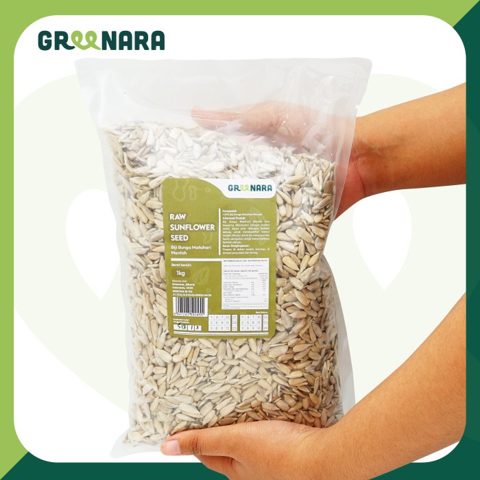 

KUACI KUPAS MENTAH 1 KG / RAW SUNFLOWER SEED