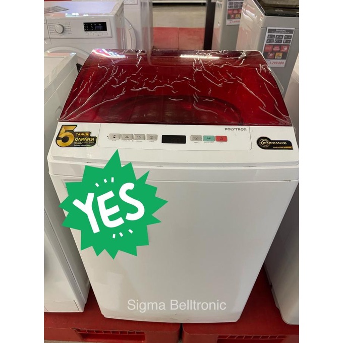 ] Mesin Cuci otomatis 1 tabung Polytron 7 kg PAW-7527R