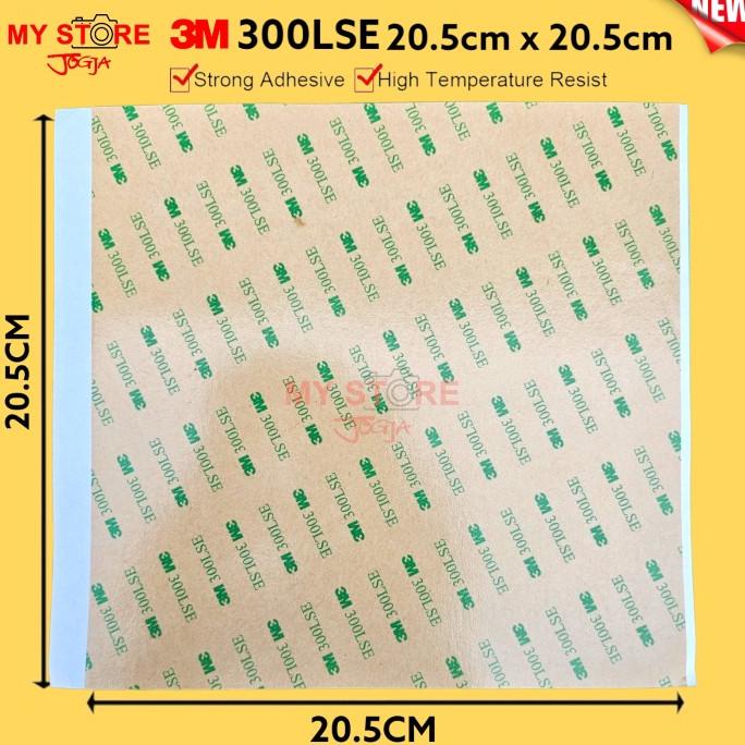 

xie Lem 3M 300lse 20.5cm x 20.5cm perekat dua sisi double tape thick 0.17