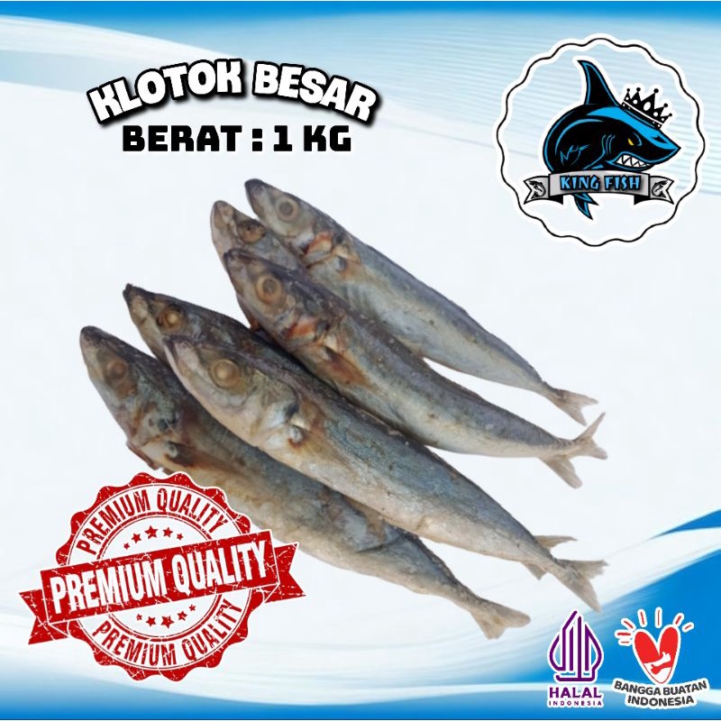 

1KG IKAN ASIN KERING KLOTOK BESAR MURAH BERKUALITAS