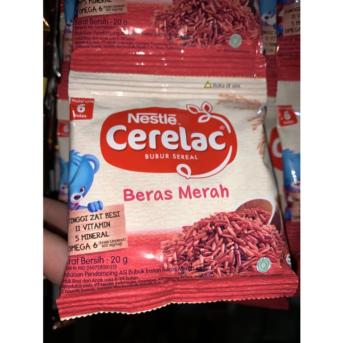 

Nestle Bayi Merah 20 Gram Isi 8 Sachet