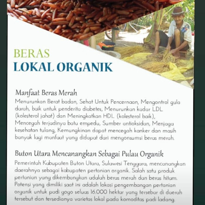 

Merah Organik Varian Wakawondu 1 Kg