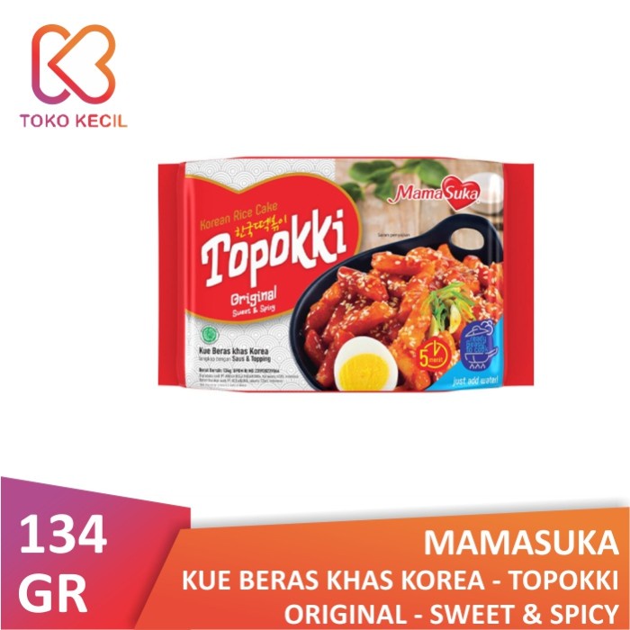 

Mam Topokki Original 134 Gr - Kue Khas Korea