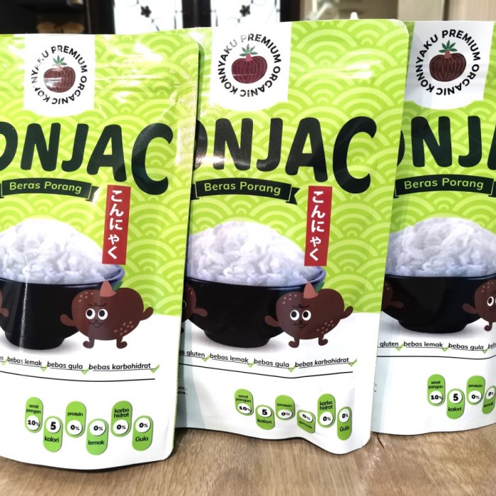 

Porang Konjac Rice 200 G Diet Instant