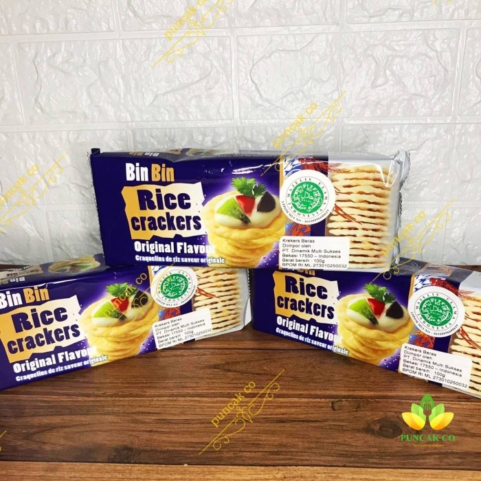 

Bin Bin Rice Crackers Original Flavor / Biskuit Rasa Original