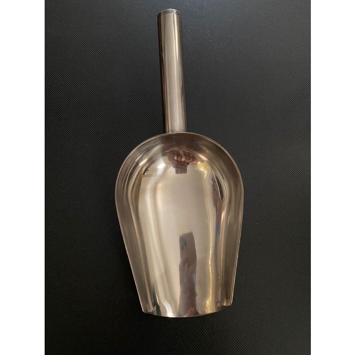 

Sekop Tepung Gula Cemilan Serokan Es Batu Stainless 10Inch