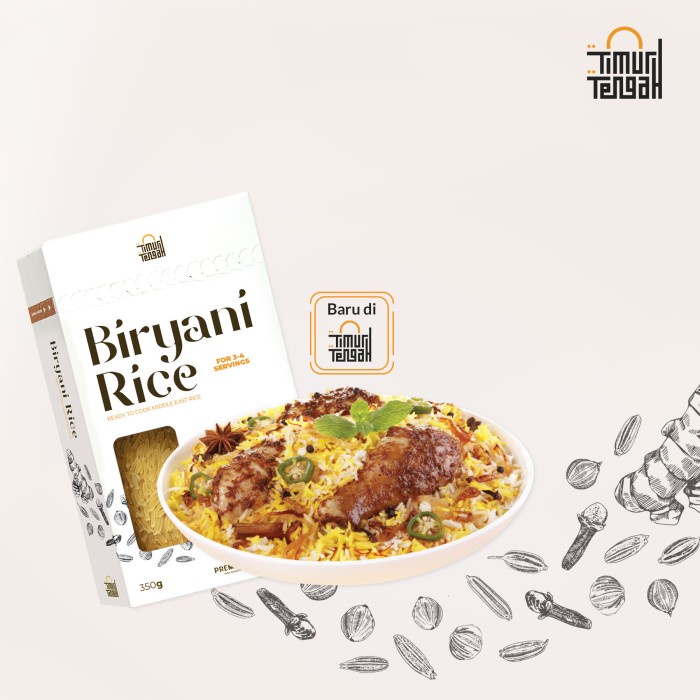 

Nasi Biryani Timur Tengah Basmati Premium Quality