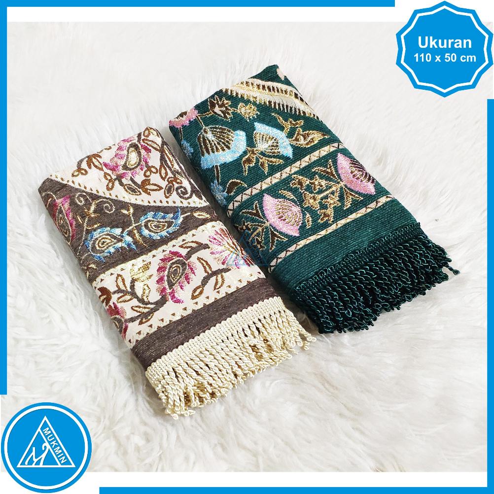 Sejadah traveling motif bunga made in turkiye turkey | sejadah tipis turki