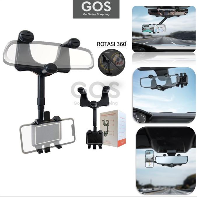 Holder Hp Jepit Kaca Mobil Dudukan Penjepit Car Phone Stand Holder HP