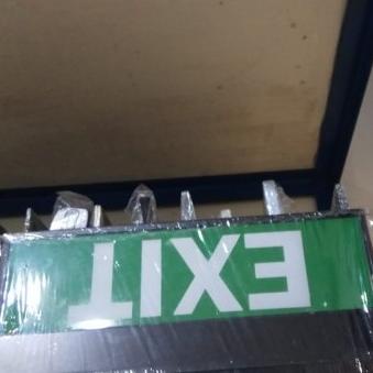 Lampu Exit / emergency exit / lampu darurat exit  Siap Proses